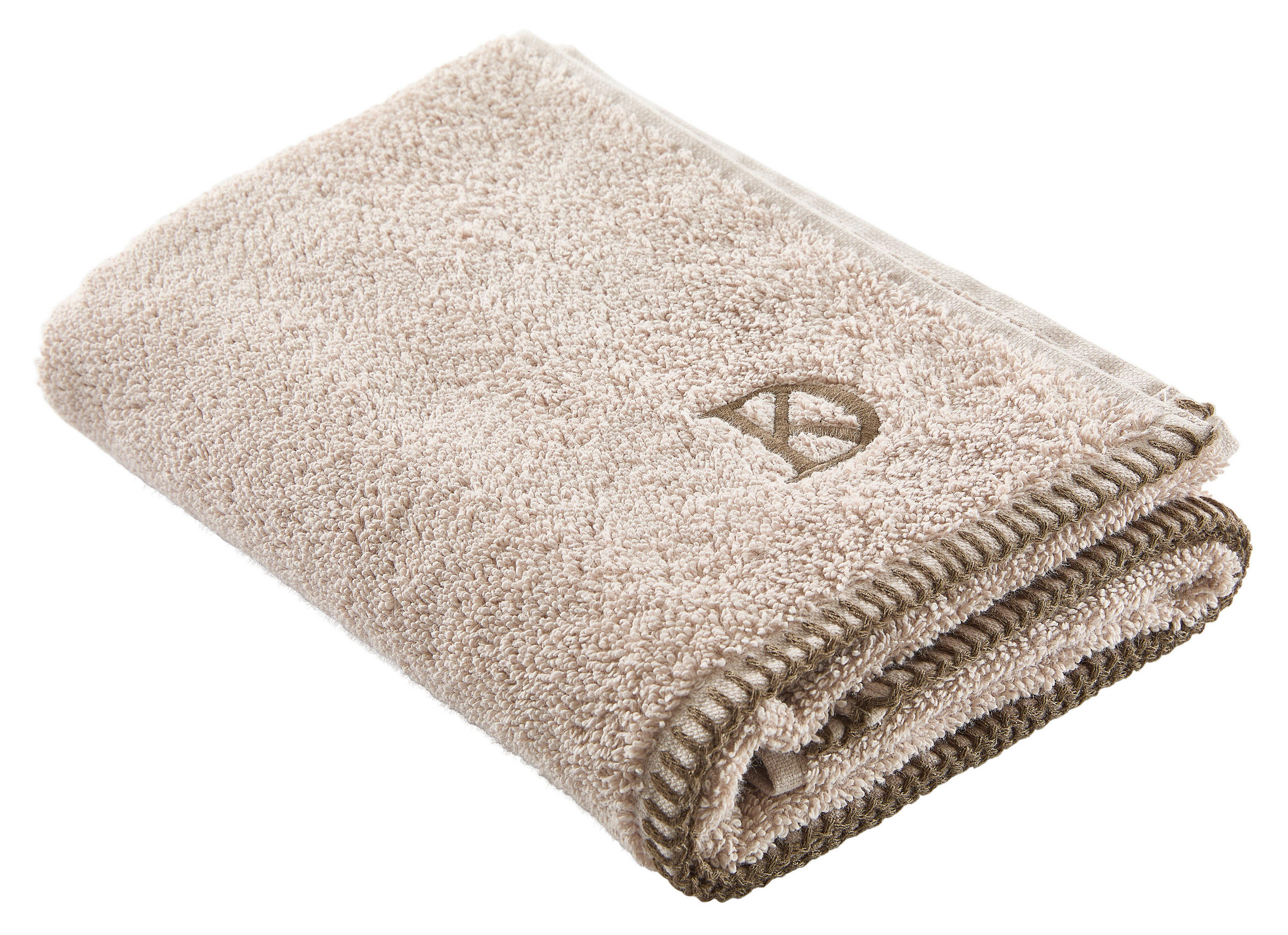 HANDTUCH BOLANO Taupe  - Taupe, KONVENTIONELL, Textil (50/100cm) - Dieter Knoll