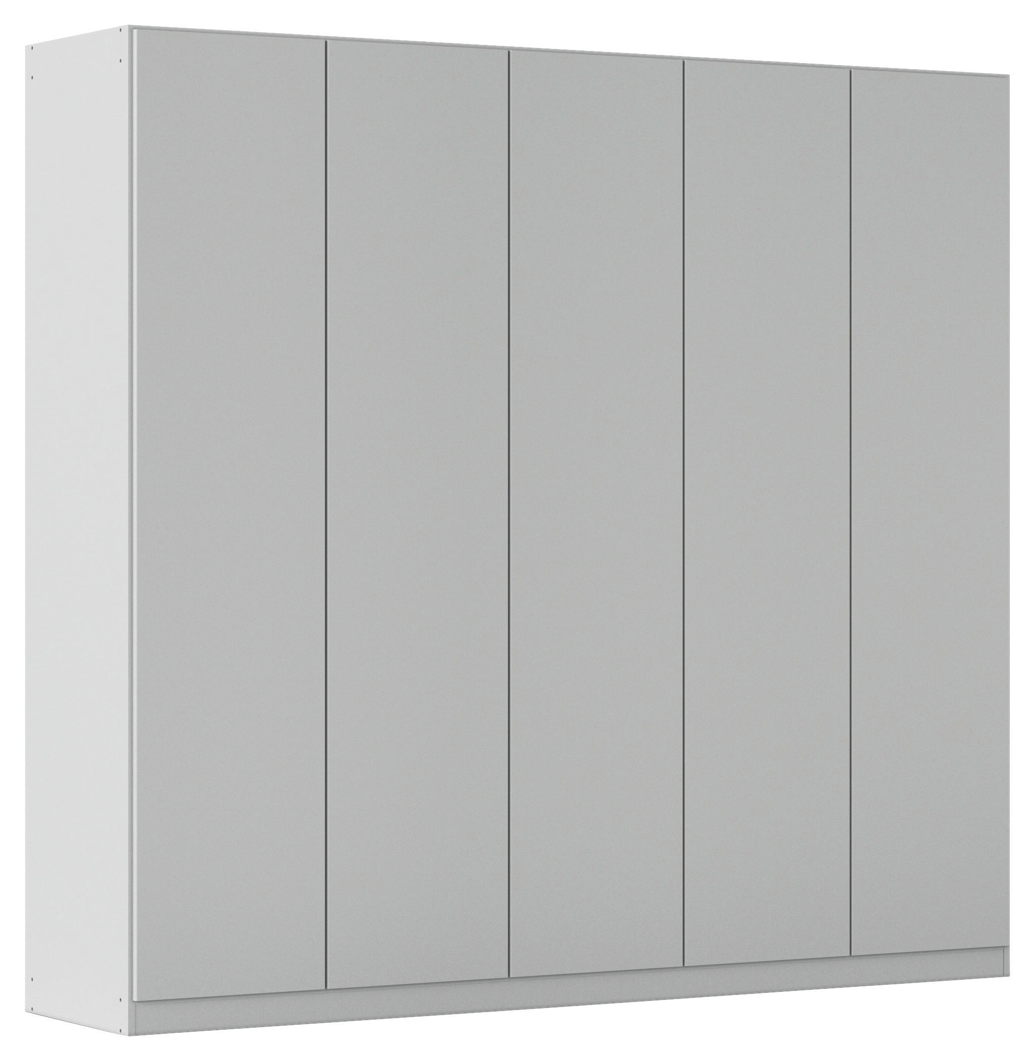 FALTTÜRENSCHRANK in Grau  - Grau, Holzwerkstoff (226/210/54cm) - Boxxx