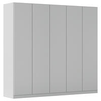 FALTTÜRENSCHRANK in Grau  - Grau, Holzwerkstoff (226/210/54cm) - Boxxx