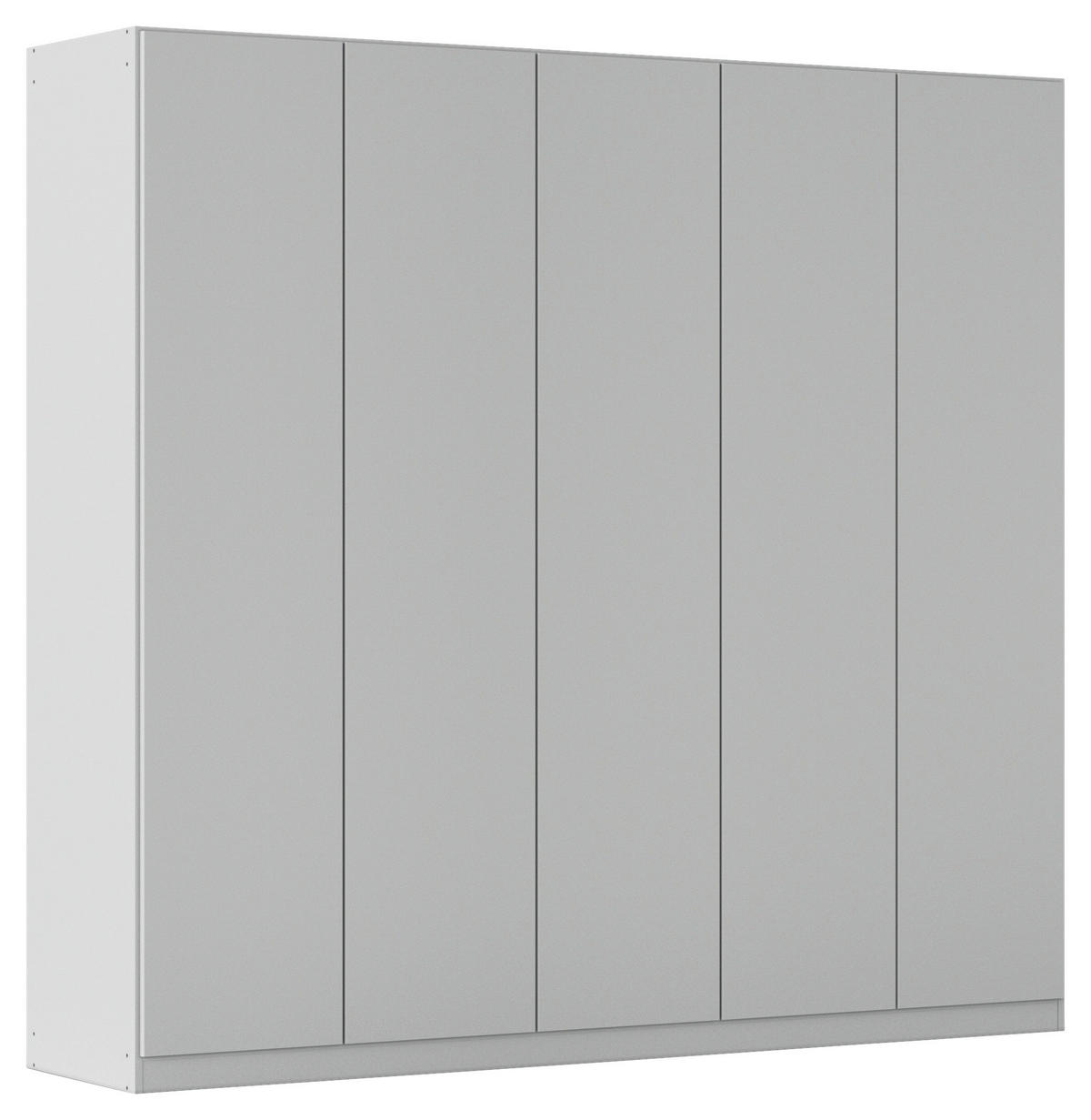 FALTTÜRENSCHRANK in Grau  - Grau, Holzwerkstoff (226/210/54cm) - Boxxx
