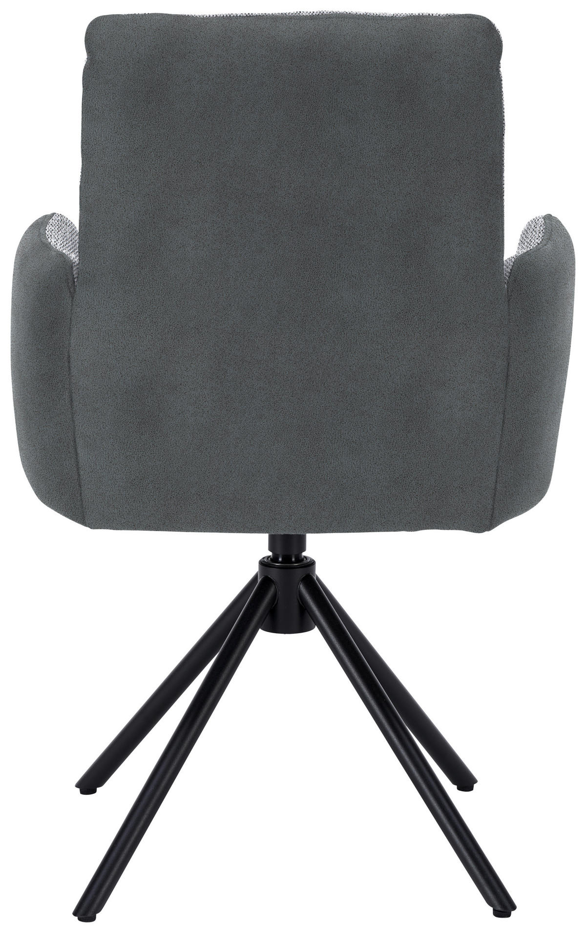 ARMLEHNSTUHL  in Stahl Flachgewebe  - Blau/Dunkelgrau, Design, Textil/Metall (58/91/62cm) - Dieter Knoll