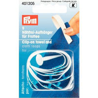 NÄHFREIE AUFHÄNGER - Weiss, Basics, Textil (5.7/9.3/1.8cm)
