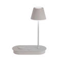 LED-TISCHLEUCHTE 25/12/33 cm   - Grau, Design, Kunststoff/Metall (25/12/33cm) - Novel