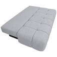 BOXSPRINGSOFA in Chenille Hellgrau  - Hellgrau/Schwarz, MODERN, Kunststoff/Textil (210/72/105cm) - Cantus