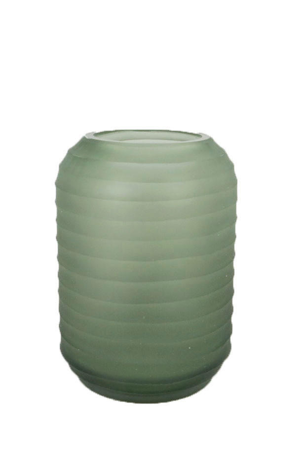 VASE 19 cm  - Grün, Trend, Glas (14/19cm)