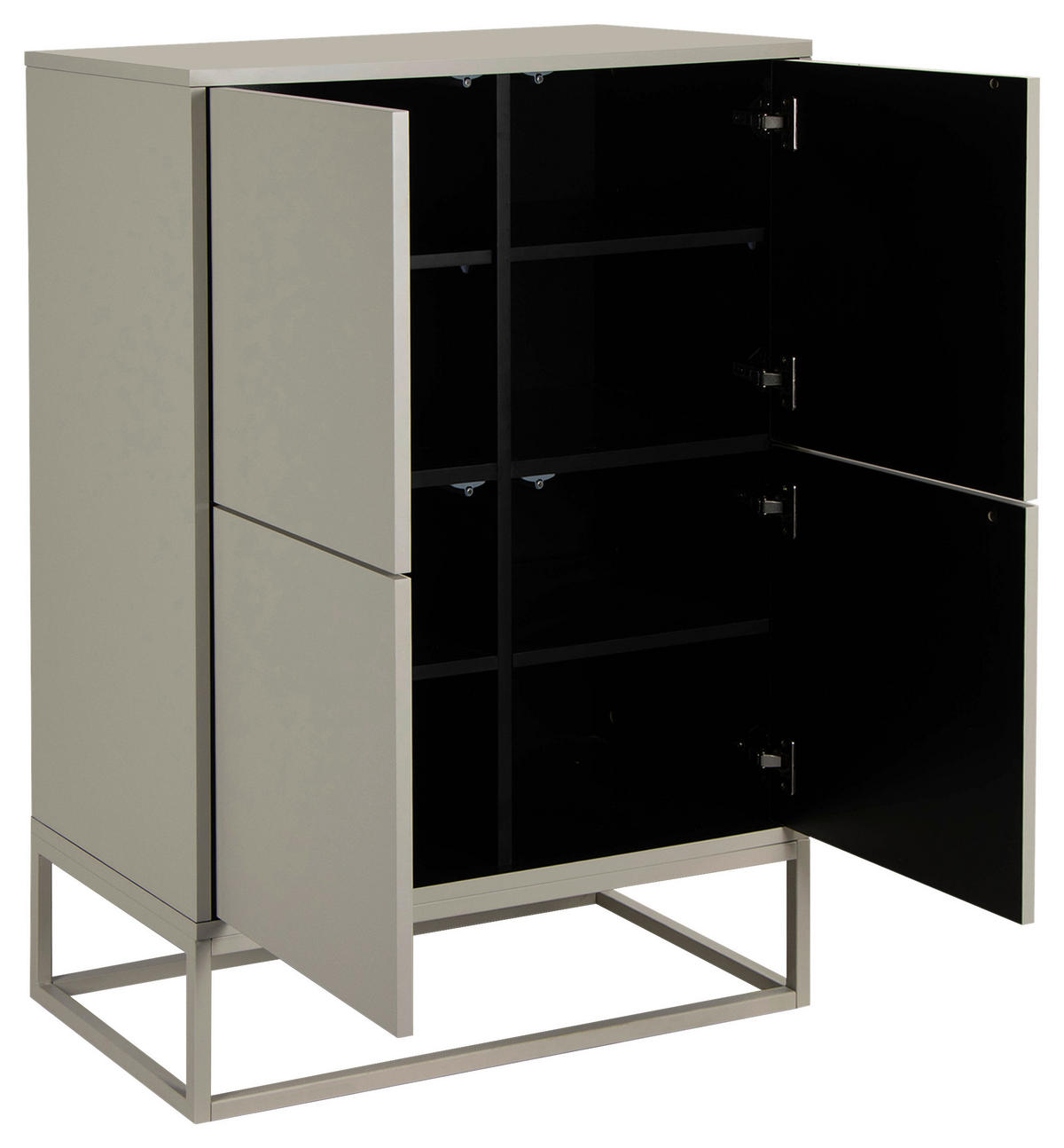 SIDEBOARD  in 80/110/40 cm  - Weiß, Design, Holzwerkstoff/Metall (80/110/40cm) - MID.YOU