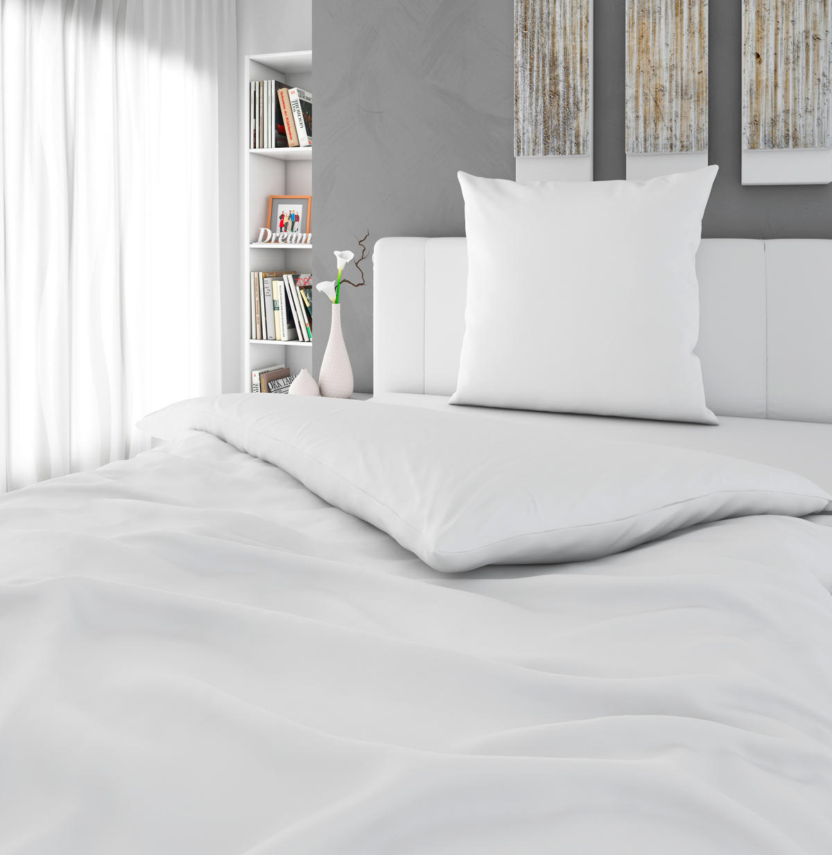 BETTWÄSCHE Renforcé 135/200 cm  - Weiß, Textil (135/200cm) - Esposa