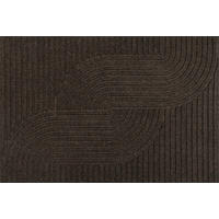 FUßMATTE 60/90 cm Loop dark brown  - Braun, Design, Kunststoff/Textil (60/90cm) - wash+dry
