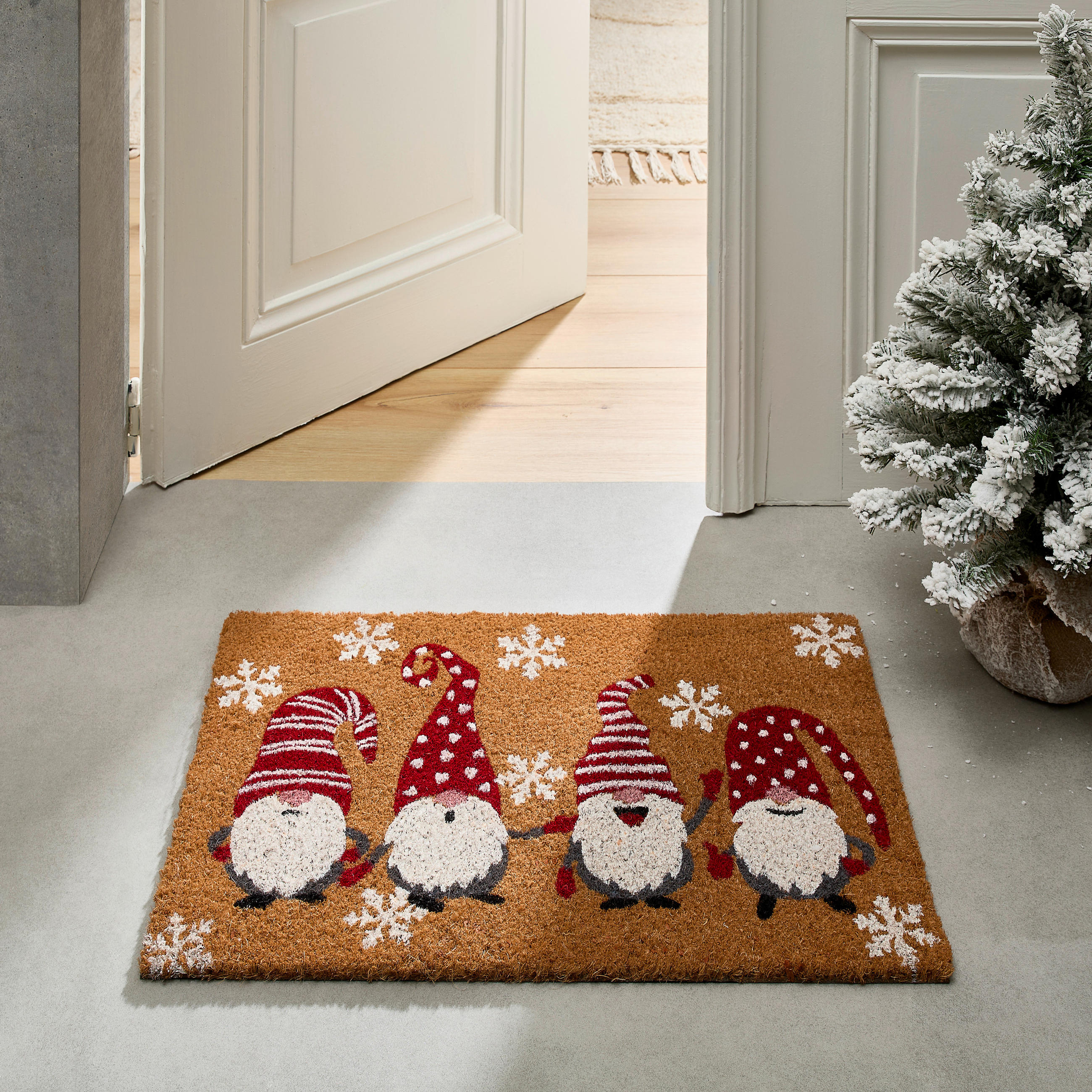 FUßMATTE  40/60 cm  Multicolor  - Multicolor, KONVENTIONELL, Naturmaterialien/Kunststoff (40/60cm) - X-Mas