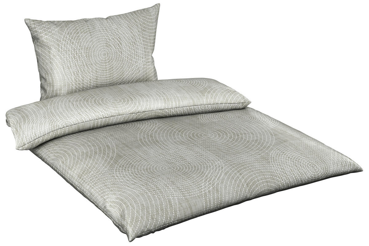 ÁGYNEMŰHUZAT-GARNITÚRA 140/200 cm  - taupe, Konventionell, textil (140/200cm) - Novel