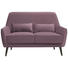 ZWEISITZER-SOFA in Textil Altrosa - Schwarz/Altrosa, Trend, Holz/Textil (135/86/80cm) - Carryhome ZWEISITZER-SOFA in Textil Altrosa - Schwarz/Altrosa, Trend, Holz/Textil (135/86/80cm) - Carryhome