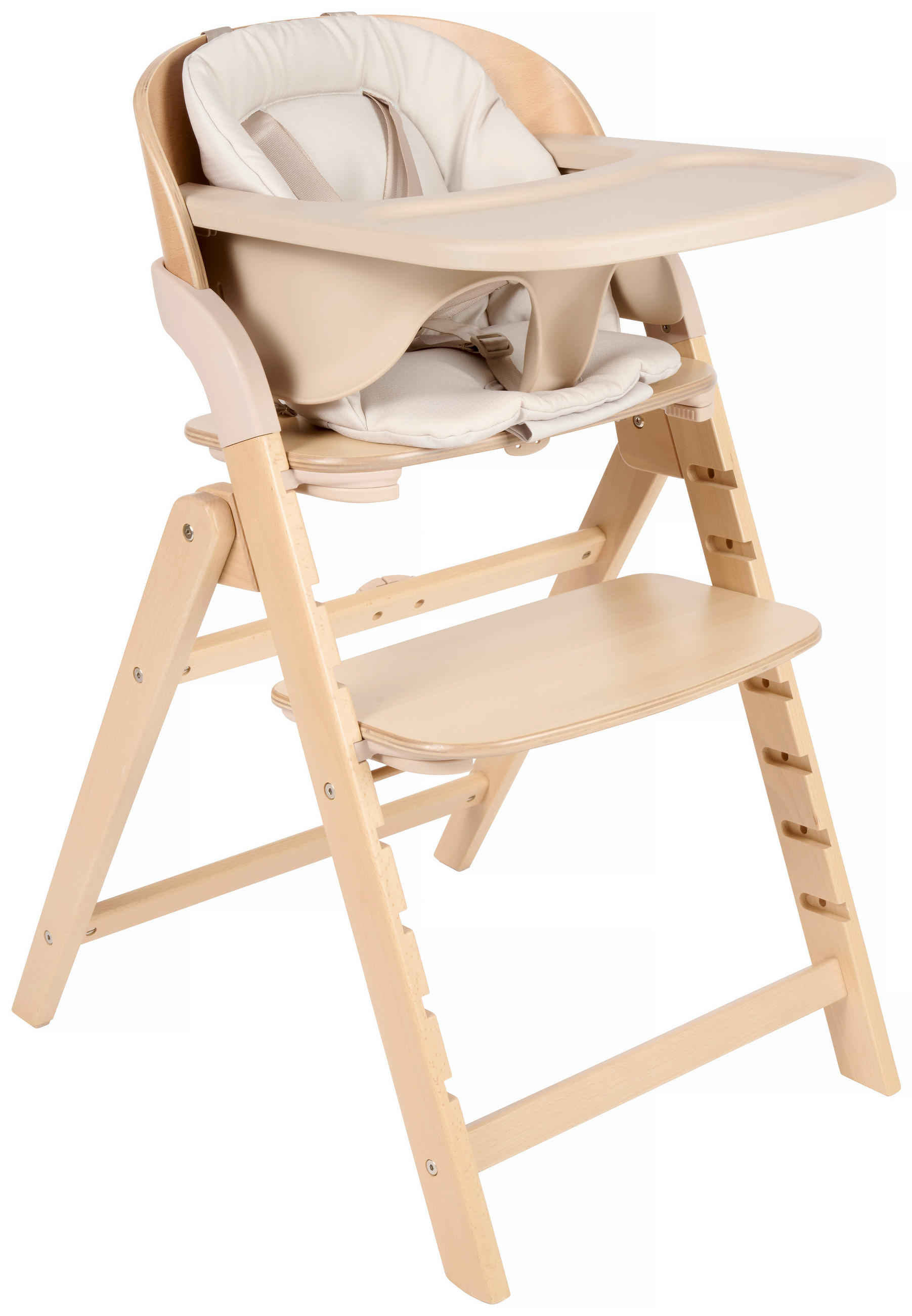 HOCHSTUHL-SET  - Beige, Basics, Holz/Holzwerkstoff (65,5/51/85cm) - Jimmylee