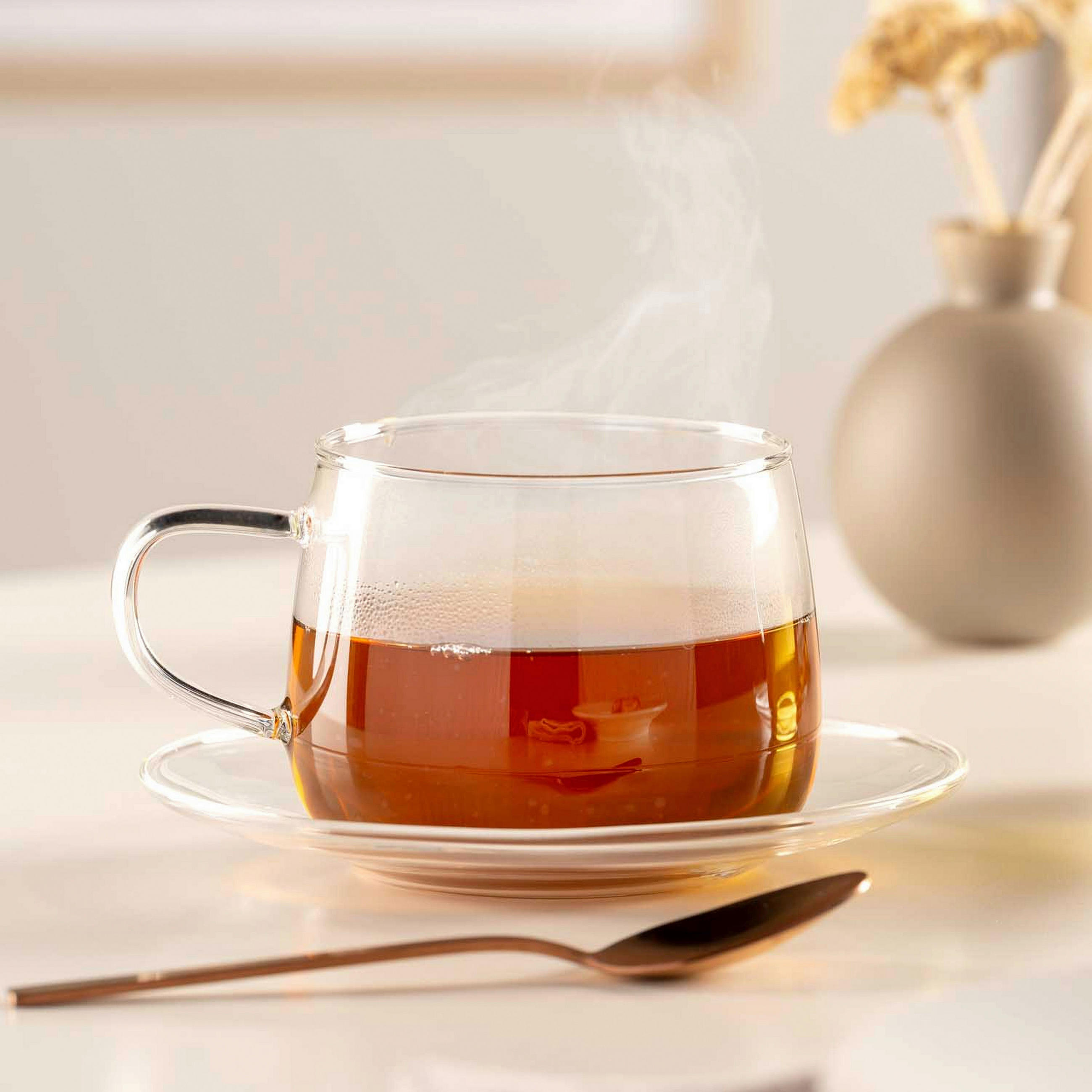 TASSENSET TE PER TE 4-teilig  - Transparent, Basics (12,5/7,7/9,7cm) - Leonardo