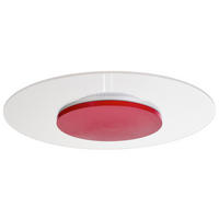 LED-DECKENLEUCHTE    42/42/4,5 cm  - Rot, Konventionell, Kunststoff/Metall (42/42/4,5cm)