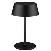 AKKU-TISCHLEUCHTE Naos 15/25 cm   - Schwarz, Design, Kunststoff/Metall (15/25cm) - Dieter Knoll