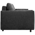 SCHLAFSOFA  in Chenille Schwarz  - Schwarz, KONVENTIONELL, Kunststoff/Textil (161/90/108cm) - Carryhome