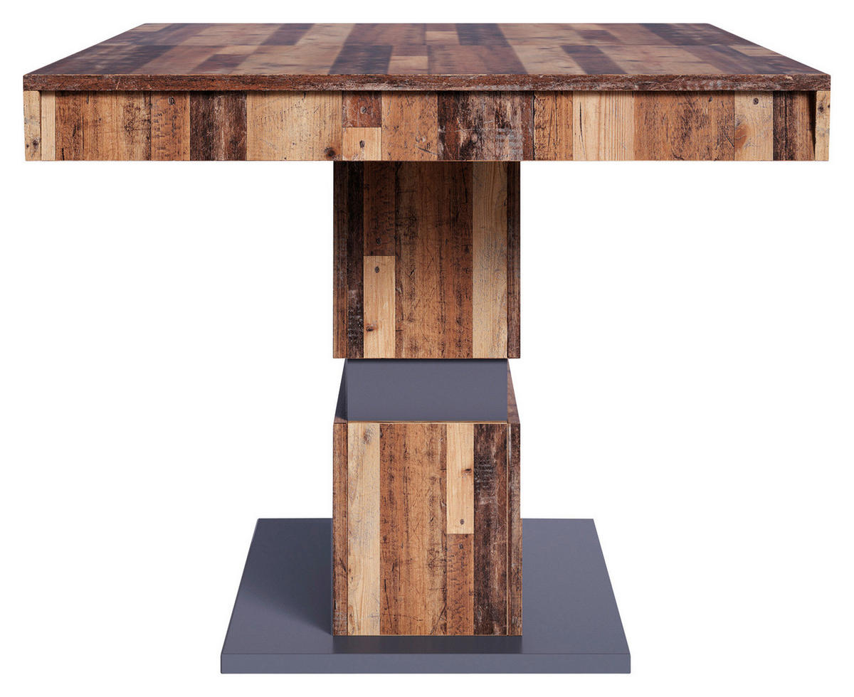 ESSTISCH in Holzwerkstoff 160/90/75 cm  - Anthrazit/Dunkelbraun, MODERN, Holzwerkstoff (160/90/75cm) - MID.YOU
