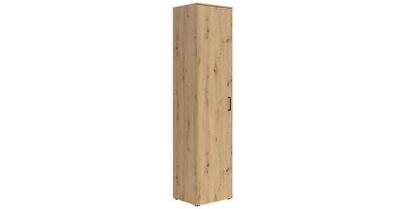 MEHRZWECKSCHRANK 45/195/40 cm  - Anthrazit/Schwarz, MODERN, Holzwerkstoff/Kunststoff (45/195/40cm) - Carryhome