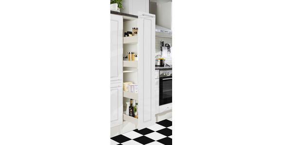 KÜCHENLEERBLOCK 300 cm  in Weiß  - Weiß, Design, Holzwerkstoff (300cm) - Xora