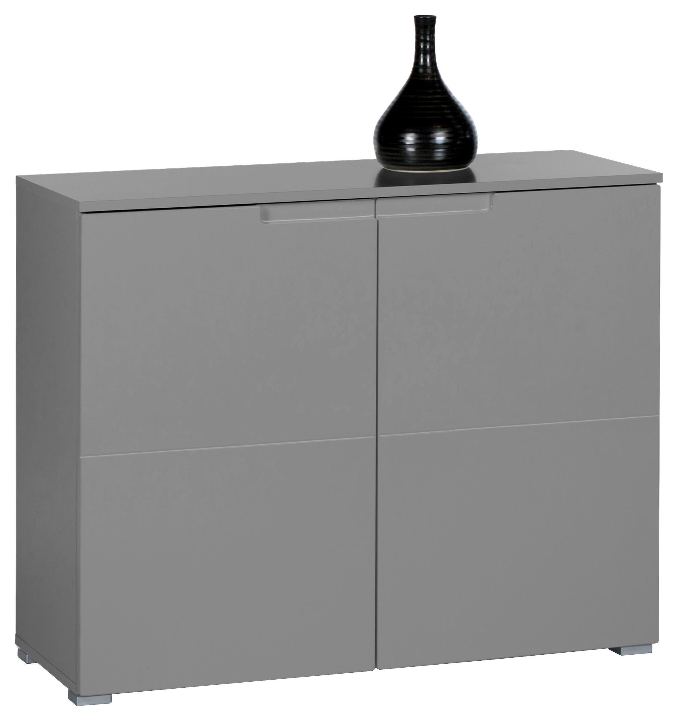 KOMMODE Spice  in 100/80/40 cm  - Silberfarben/Grau, Basics, Holzwerkstoff/Kunststoff (100/80/40cm) - Carryhome