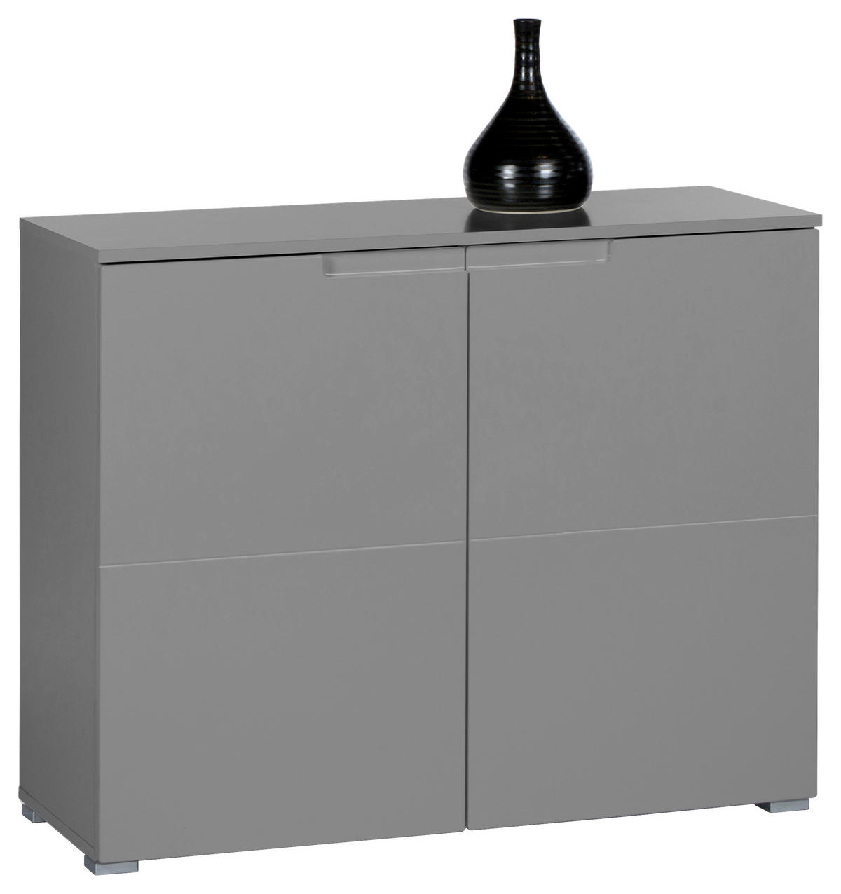 KOMMODE Spice  in 100/80/40 cm  - Silberfarben/Grau, Basics, Holzwerkstoff/Kunststoff (100/80/40cm) - Carryhome