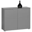 KOMMODE Spice, 100/80/40 cm,  - Silberfarben/Grau, Basics, Holzwerkstoff/Kunststoff (100/80/40cm) - Carryhome