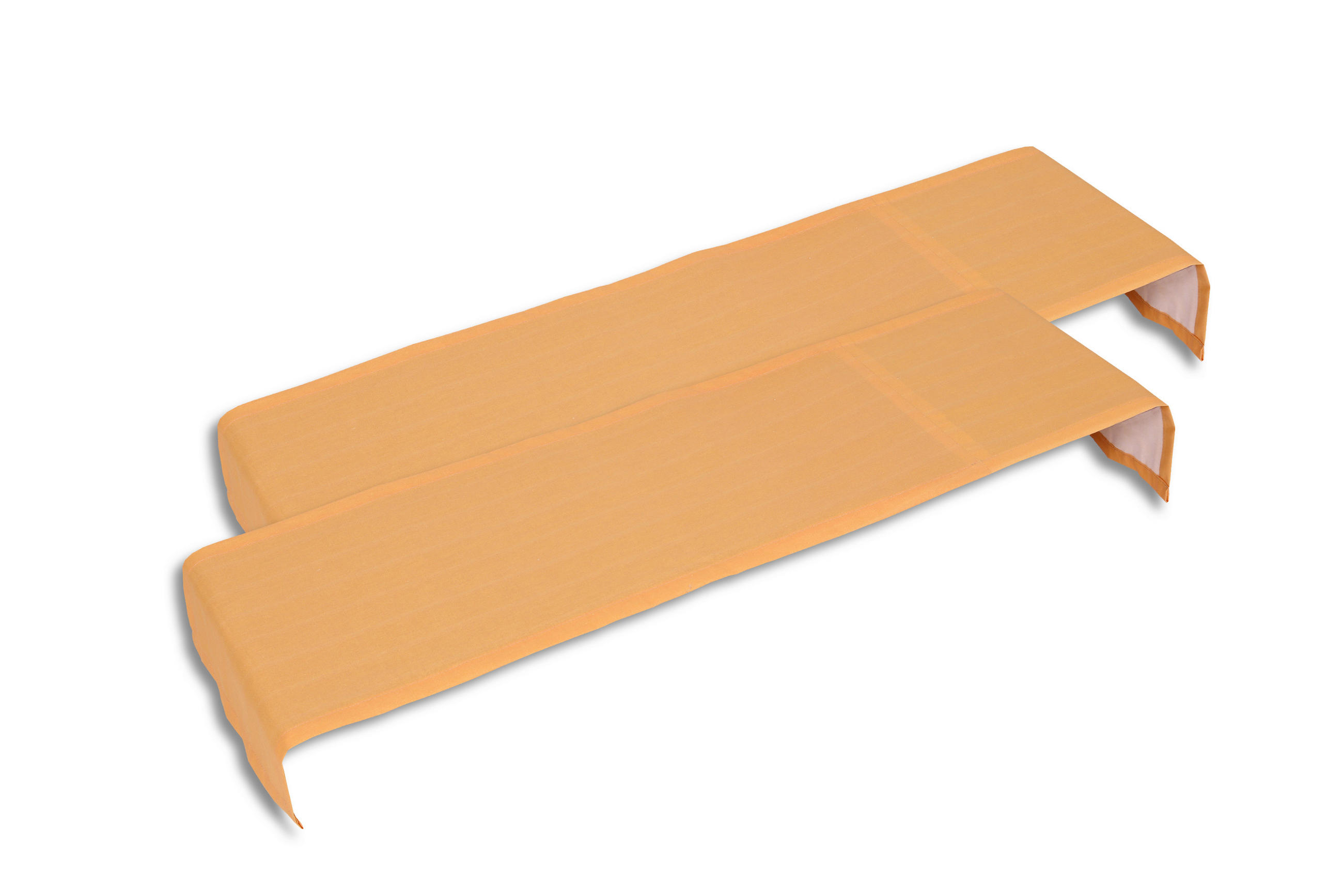 TISCHLÄUFER 2er SET 40/140 cm  - Orange, Basics, Textil (40/140cm)