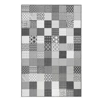 OUTDOORTEPPICH 200/290 cm Esprit Schwarz, Weiß  - Schwarz/Weiß, KONVENTIONELL, Textil (200/290cm) - Esprit