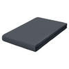 SPANNLEINTUCH 90-100/190-220 cm Jersey  - Dunkelgrau, Basics, Textil (90-100/190-220cm) - Schlafgut