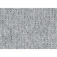 ECKSOFA in Webstoff Silberfarben  - Silberfarben/Schwarz, MODERN, Textil/Metall (176/292cm) - Carryhome