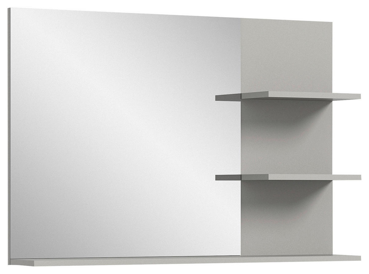 WANDSPIEGEL 100/69/16 cm  - Grau, MODERN, Holzwerkstoff (100/69/16cm) - MID.YOU