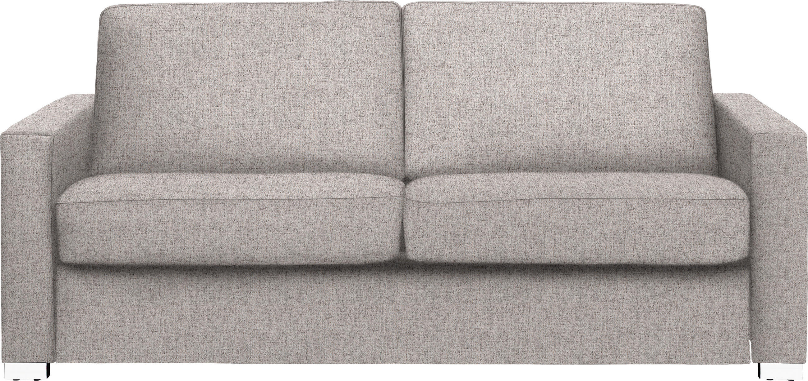 3-SED,  siva tekstil  - barve kroma/siva, Design, kovina/tekstil (198/86/97cm) - Novel
