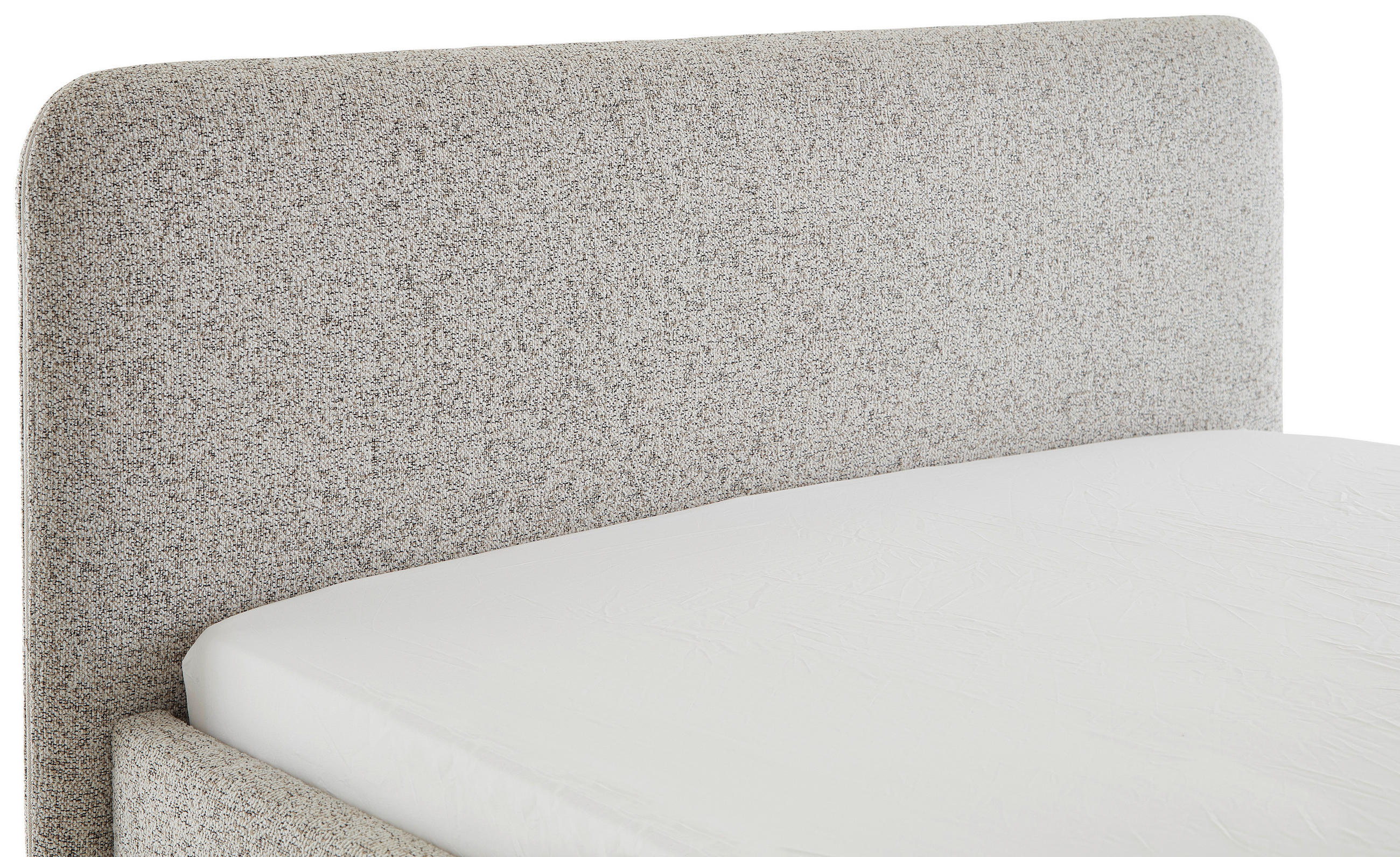 POLSTERBETT 140/200 cm  in Beige  - Beige/Schwarz, Design, Textil/Metall (140/200cm) - Xora