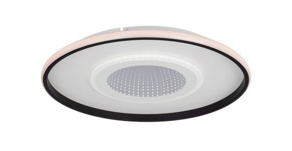 LED-DECKENLEUCHTE 50/5,5 cm   - Schwarz/Weiß, Trend, Kunststoff/Metall (50/5,5cm) - Novel