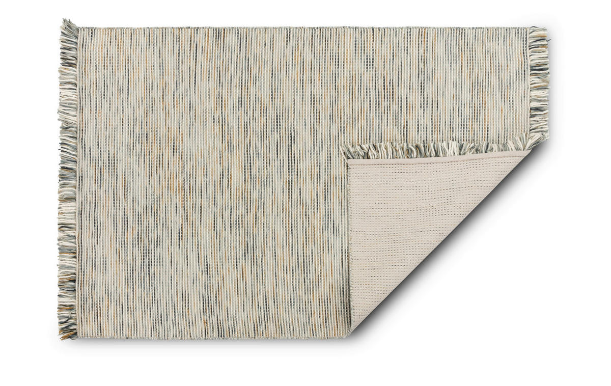 HANDWEBTEPPICH 200/300 cm Arina Blau rechteckig  - Blau, Basics, Textil (200/300cm) - Schöner Wohnen