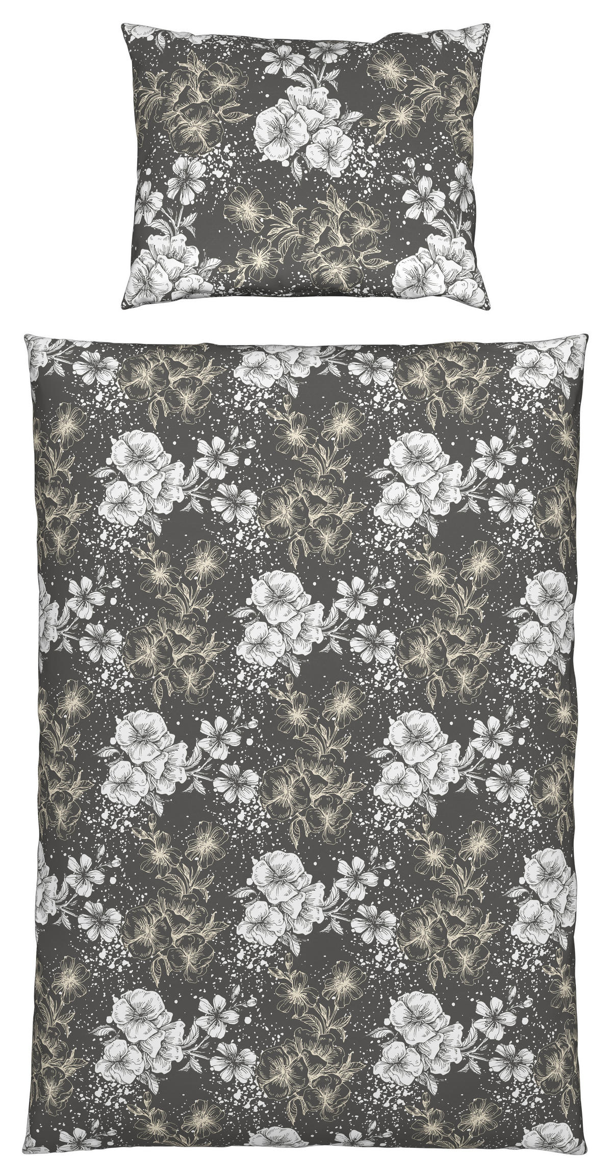 POSTEĽNÁ BIELIZEŇ, renforcé, tmavohnedá, 140/200 cm - tmavohnedá, Konventionell, textil (140/200cm) - Esposa