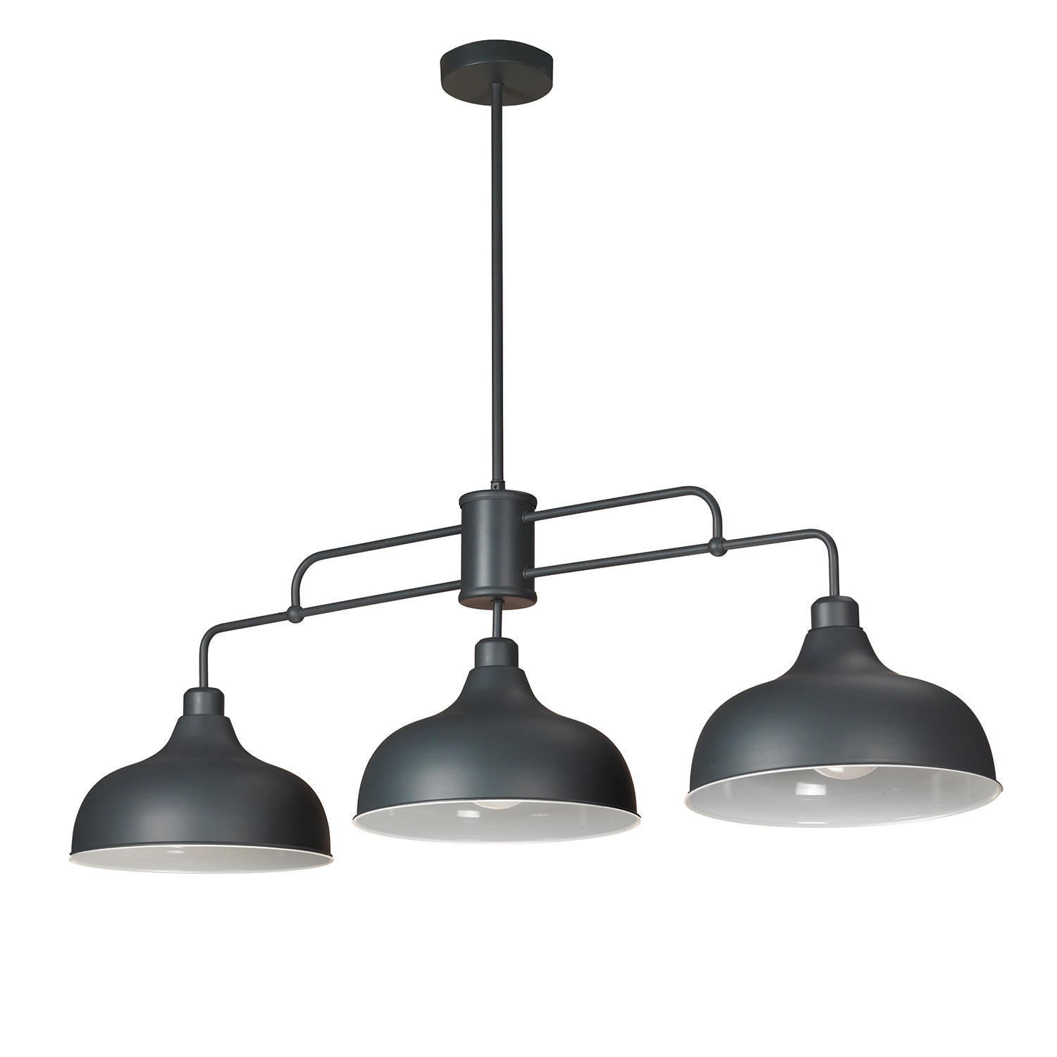 HÄNGELEUCHTE 106/83/45 cm  - Grau, KONVENTIONELL, Metall (106/83/45cm)