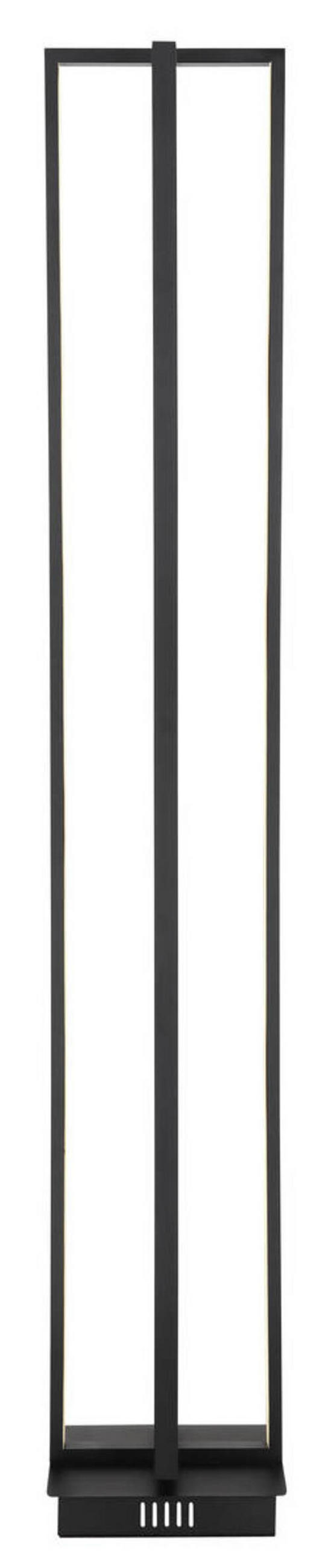 LED-GOLVLAMPA 20/20/123 cm    - opal/svart, Design, metall/plast (20/20/123cm) - Globo