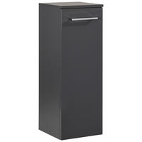 UNTERSCHRANK 30,5/81/32 cm   - Anthrazit/Silberfarben, MODERN, Glas/Holzwerkstoff (30,5/81/32cm) - Voleo