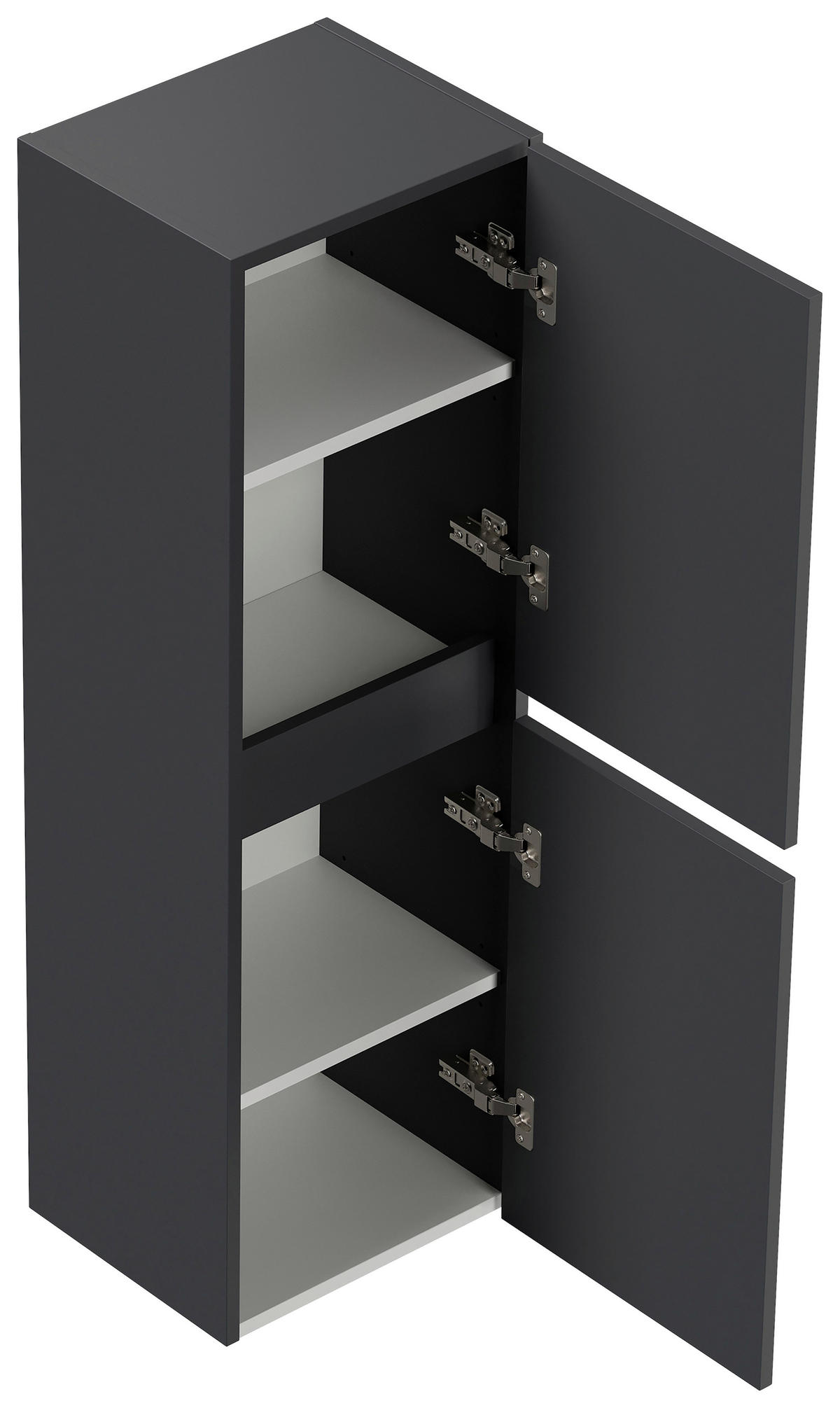 MIDISCHRANK 35,2/112,2/30,1 cm  - Graphitfarben, MODERN, Holzwerkstoff (35,2/112,2/30,1cm) - MID.YOU