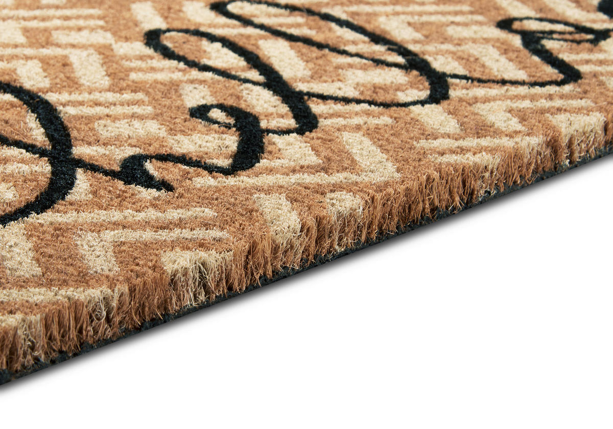 KOKOSMATTE 45/75 cm Mix Mats  - Hellbraun/Schwarz, Basics, Naturmaterialien/Kunststoff (45/75cm) - Hanse Home