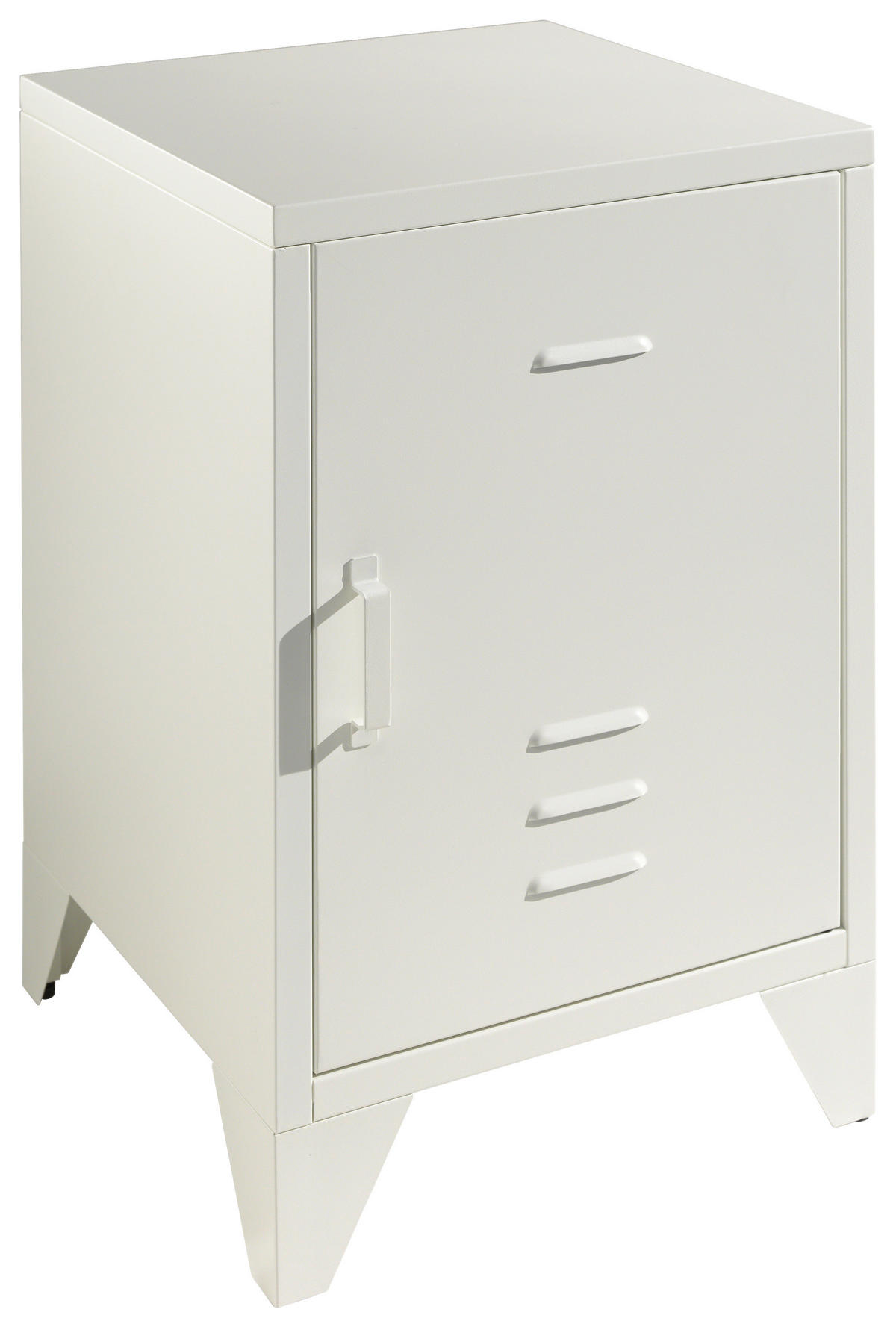 NACHTSCHRANK 40/60/40 cm  - Weiß, MODERN, Metall (40/60/40cm) - Vipack