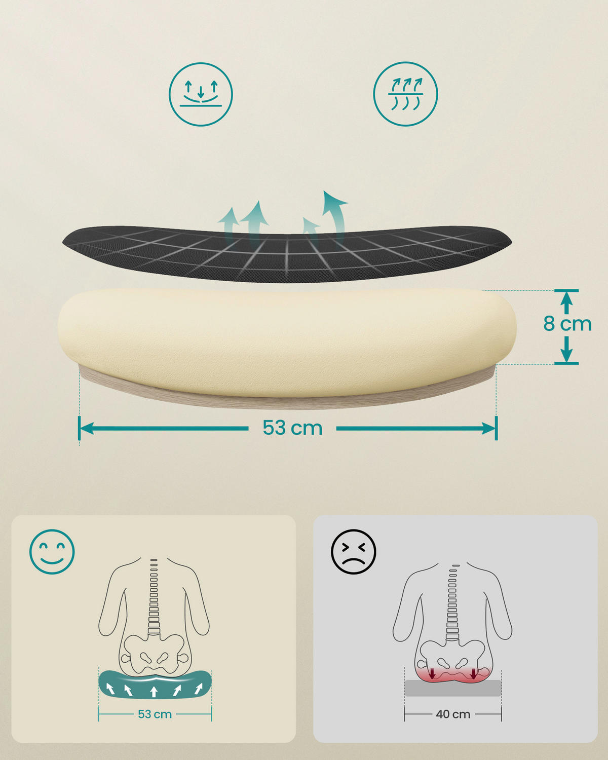 SCHREIBTISCHSTUHL - Hellrosa/Schwarz, Basics, Kunststoff/Textil (64/115-130/64cm) - Boxxx