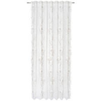 FERTIGVORHANG transparent  - Creme, KONVENTIONELL, Textil (140/245cm) - Esposa