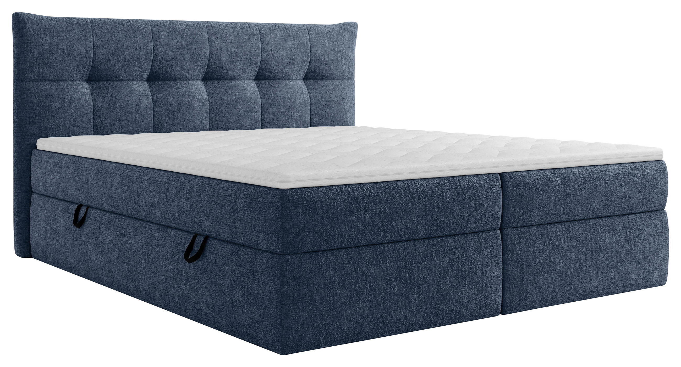 BOXBETT 180/200 cm  in Blau  - Blau/Schwarz, MODERN, Holz/Holzwerkstoff (180/200cm) - Boxxx
