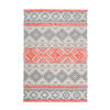 FLACHWEBETEPPICH 160/230 cm Koralle, Grau  - Koralle/Grau, Design, Textil (160/230cm) - Novel