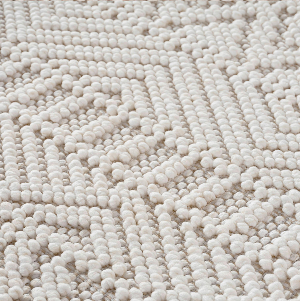 FLACHWEBETEPPICH 200/290 cm HELIX Creme  - Creme, Basics, Kunststoff/Textil (200/290cm) - Novel