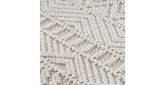 FLACHWEBETEPPICH 80/150 cm HELIX Creme  - Creme, Basics, Kunststoff/Textil (80/150cm) - Novel