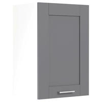 KÜCHENOBERSCHRANK 40/60/31 cm  in Anthrazit, Weiss  - Weiss/Anthrazit, Trend, Holzwerkstoff/Kunststoff (40/60/31cm) - MID.YOU