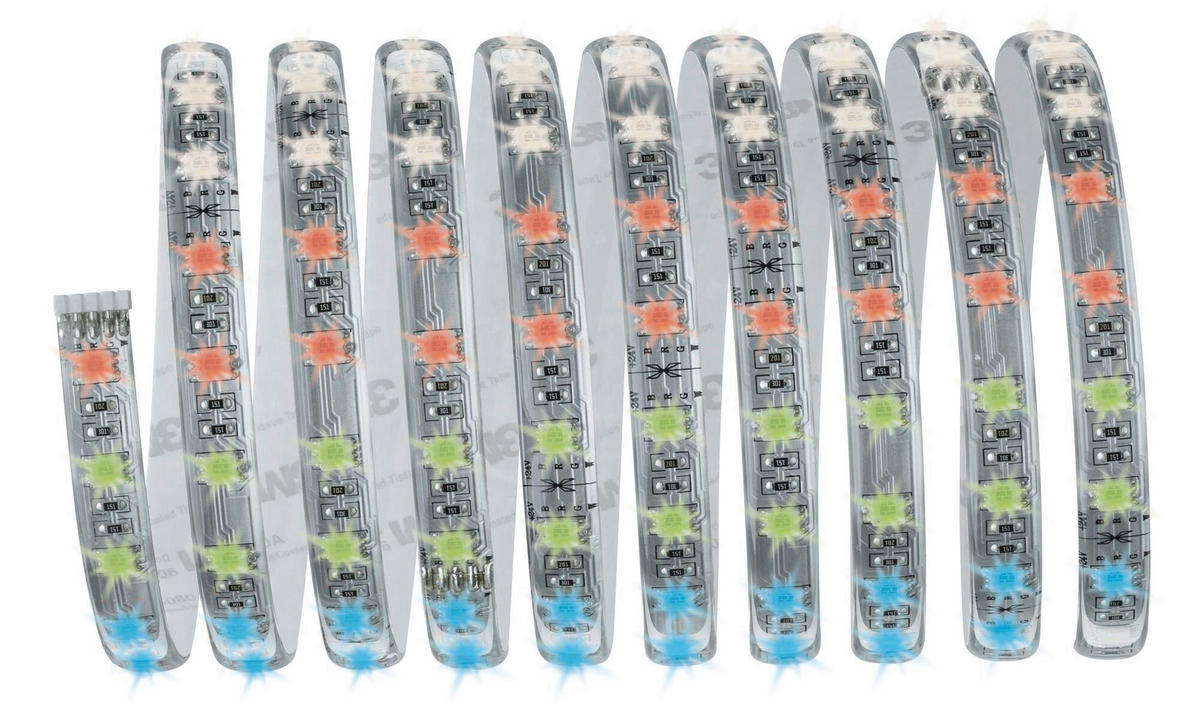 LED-STRIP MAX LED 300/1,25/0,3 cm   - Silberfarben, Design, Kunststoff (300/1,25/0,3cm) - Paulmann
